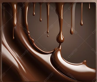 Chocolate, Melado, Doce, Calda, Barra, Coração, Love, Escorrendo, Background