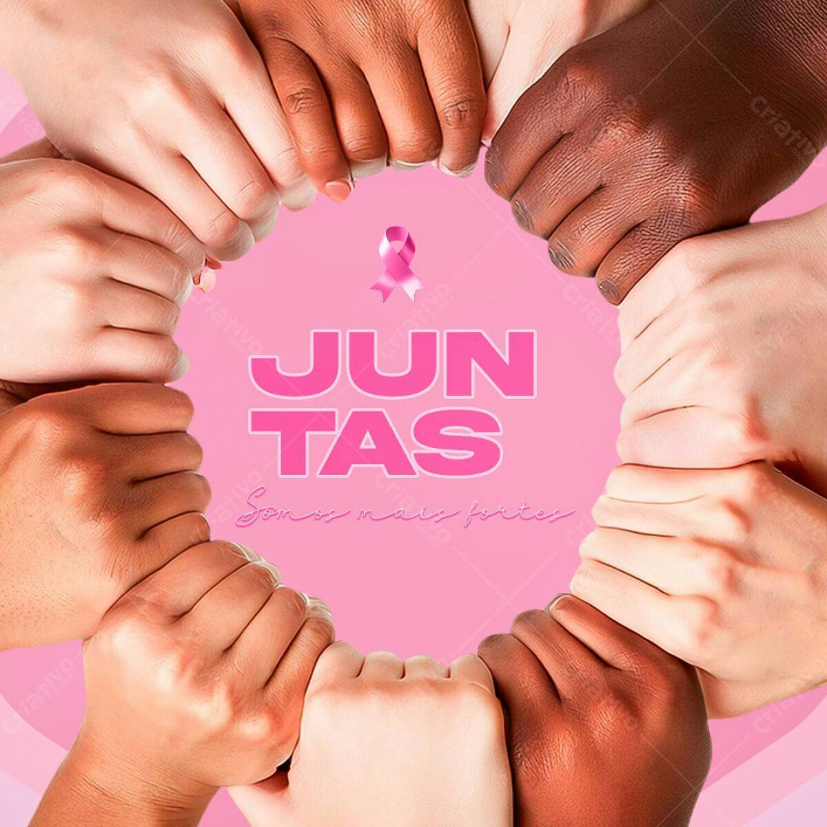 Post para Outubro Rosa PSD Editável