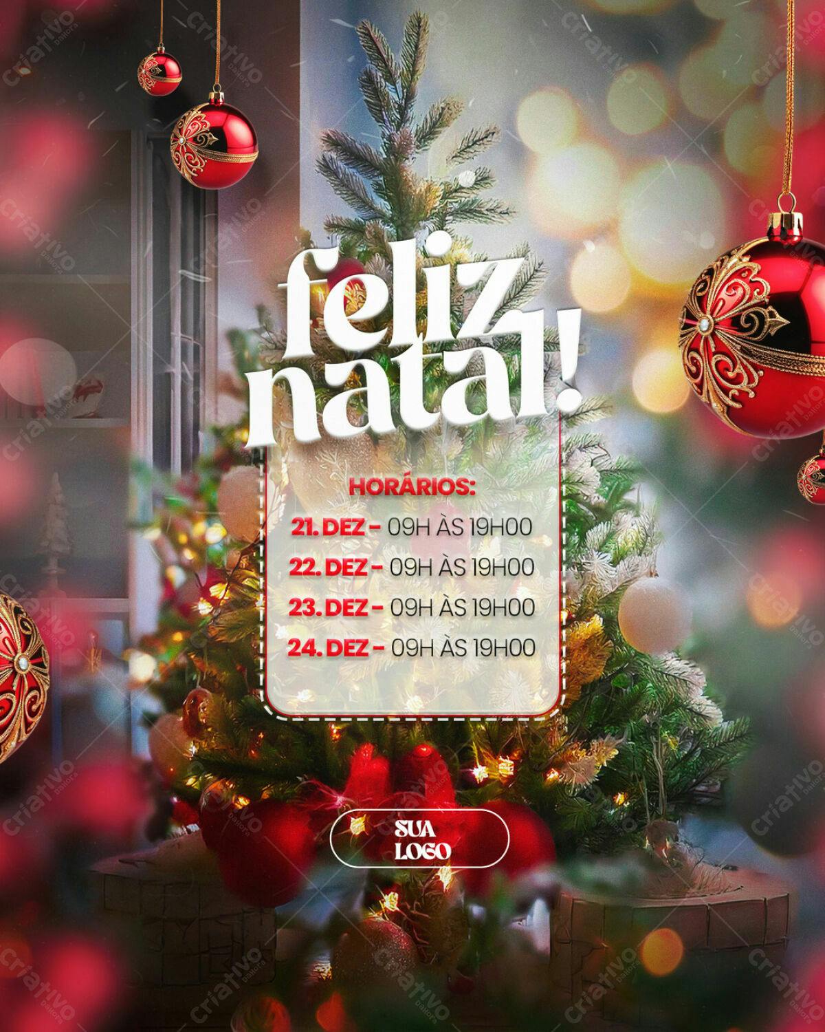 Flyer Natalino PSD Editável