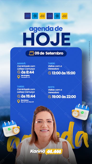 Agenda de hoje