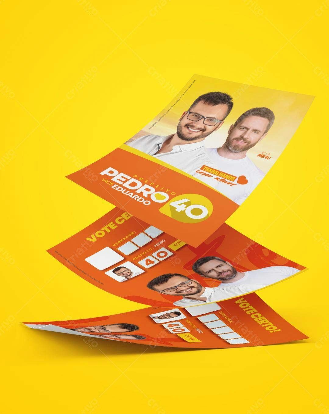 Flyer de Campanha Política PSD Editável