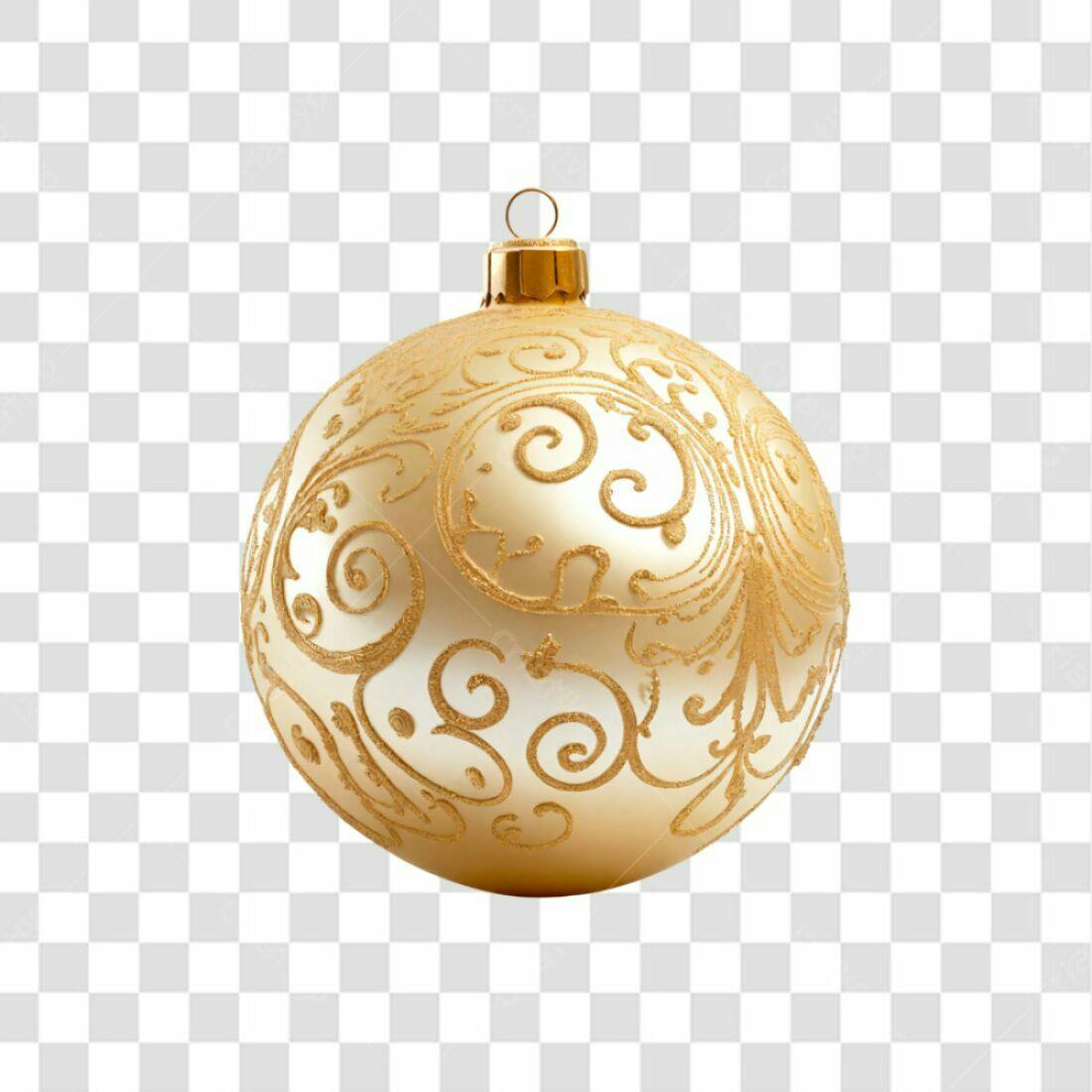 Enfeite de Natal PNG com fundo transparente