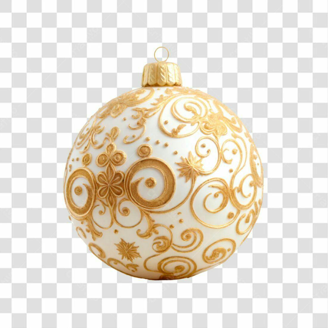 Enfeite de Natal PNG com fundo transparente