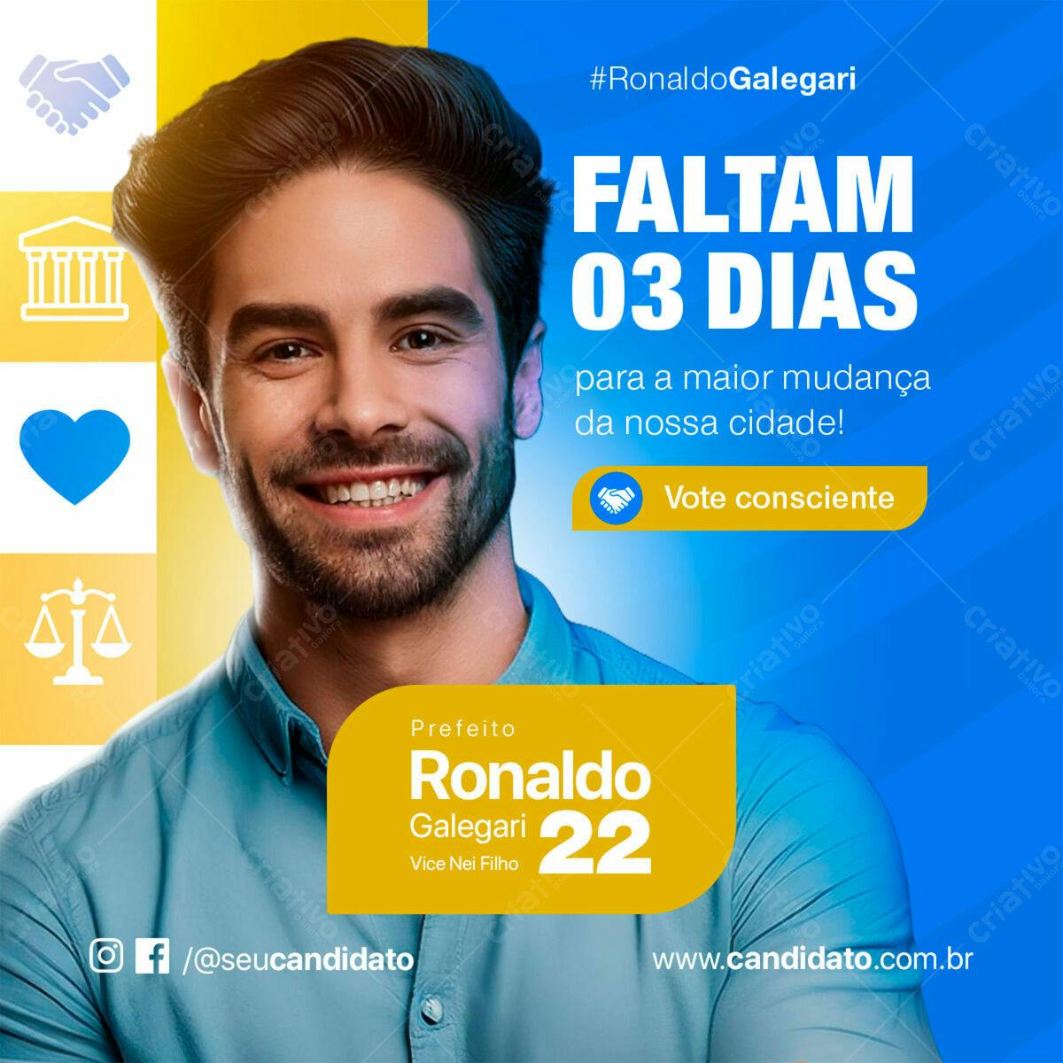 Postagem Eleições PSD Editável