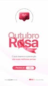 Outubro rosa previna se social media stories psd editavel