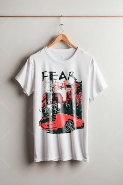 Mockup Camisa Branca T Shirt