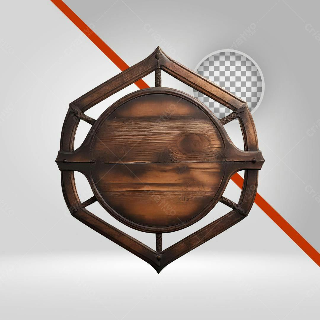 Selo Madeira Marítima PNG com fundo transparente