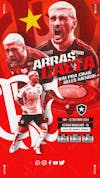 Sports flyer flamengo arrascaeta brazilian championship 2024 stories