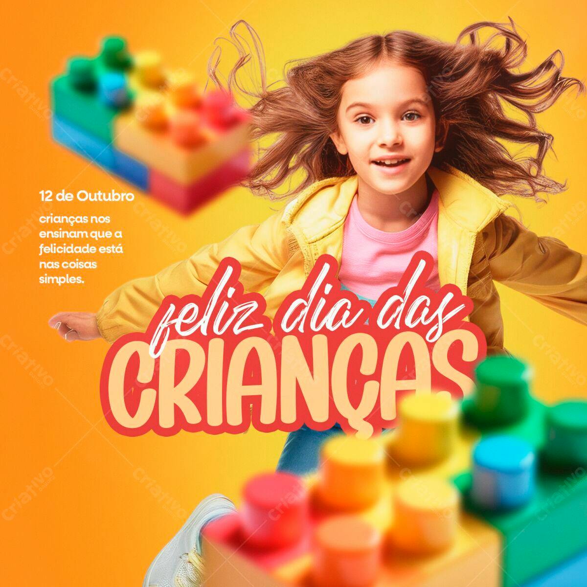 Postagem Dia das Crianças PSD Editável