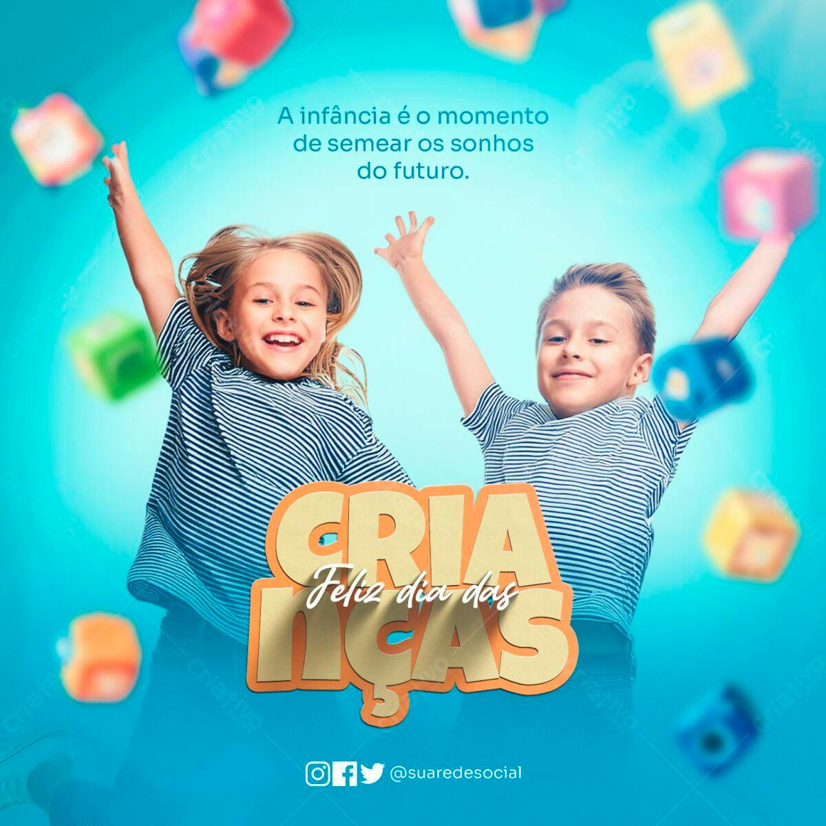 Postagem Dia das Crianças PSD Editável