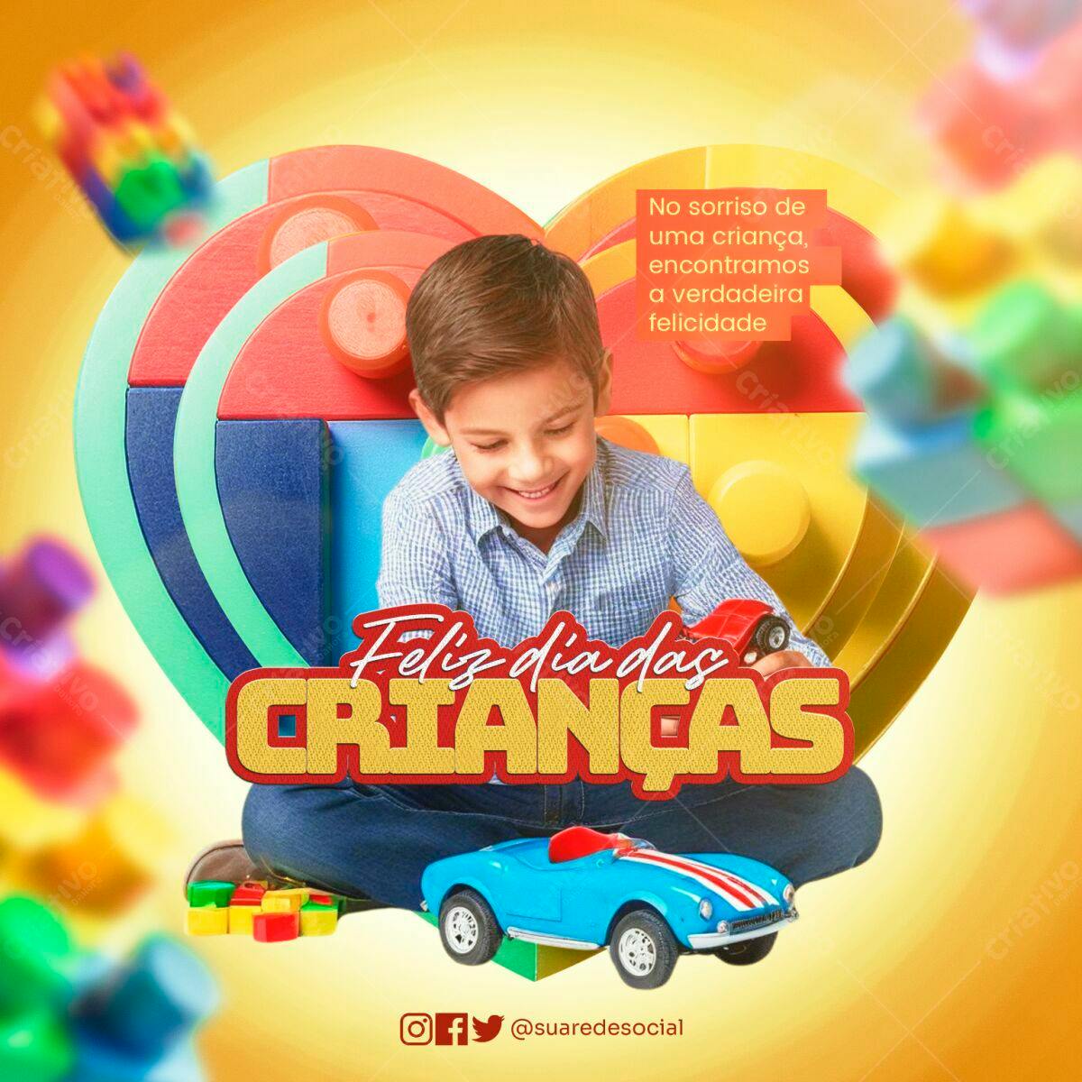 Flyer Dia das Crianças PSD Editável