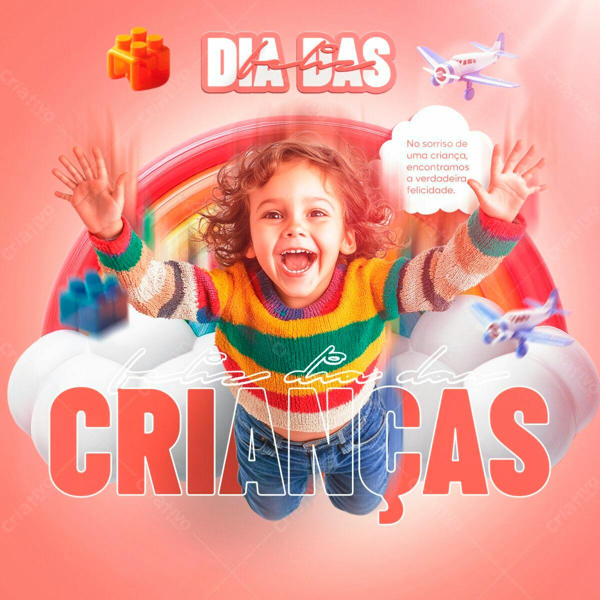 Flyer Dia das Crianças PSD Editável