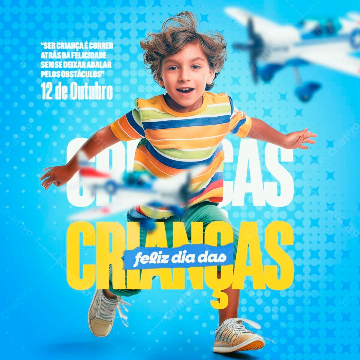 Flyer Dia das Crianças PSD Editável