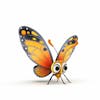 Kamranch 1 butterfly 3d cartoon character with white background 2d 80d 6bb f 739 467c bdf 7 da 4e 111f 9426