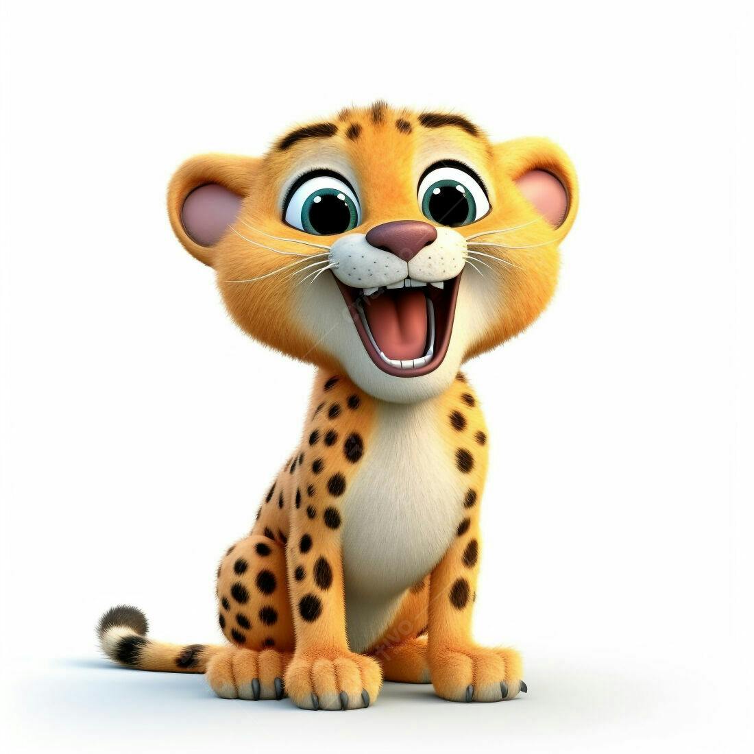 Gatinho Chita Alegre fundo branco