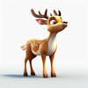 Kamranch 1 deer 3d cartoon character with white background captu 4d 2cdba 4 709a 4cf 4 a 5af 5357b 5024f 3c copy