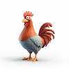 Kamranch 1 hen 3d cartoon character with white background captur c 805b 20a da 77 4579 92da 681ba 2723cd 0