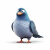 Kamranch 1 pigeon 3d cartoon character with white background cap 07830ce 0 8685 4509 a 29e 35e 943cff 663