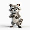 Kamranch 1 racoon 3d cartoon character with white background cap f 343568f a 93a 402d 9a 73 819a 46953a 40