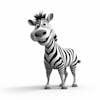 Kamranch 1 zebra 3d cartoon character with white background capt 56ee 8502 fb 31 4e 78 8976 1fd 14353c 2cf