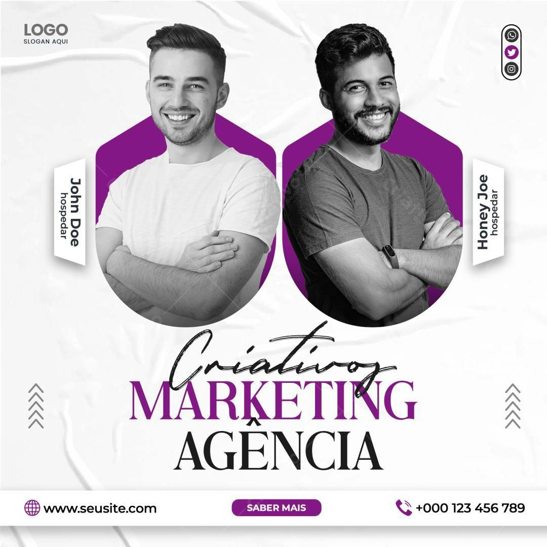 Flyer para Agência de Marketing PSD Editável