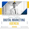 Agência de marketing digital mídia social post psd editável