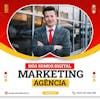 Agência de marketing digital mídia social post psd editável