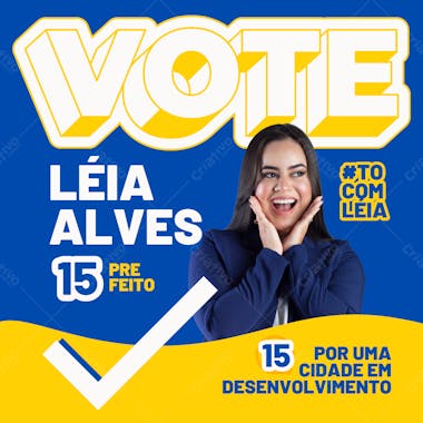 Campanha eleitoral vereadora