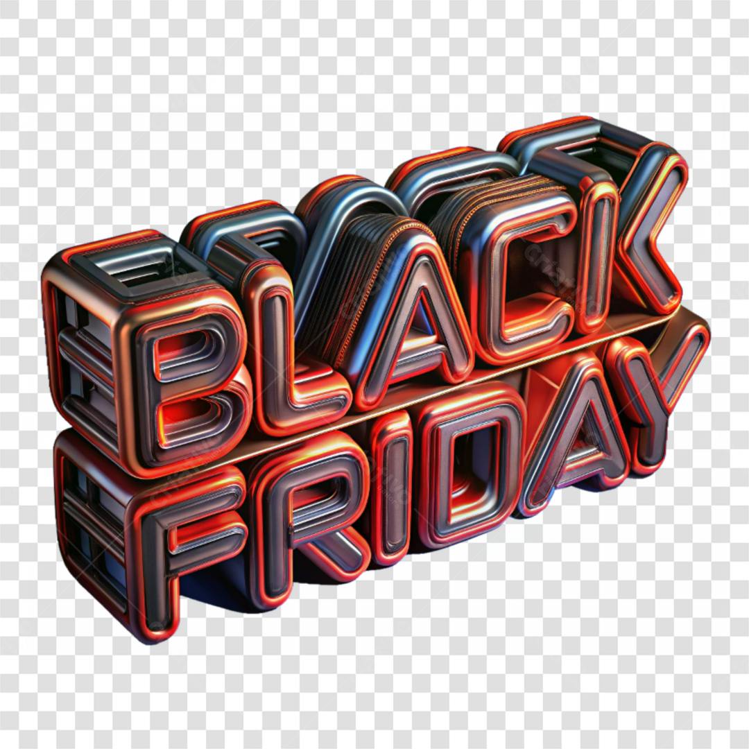 Banner Black Friday PNG com fundo transparente