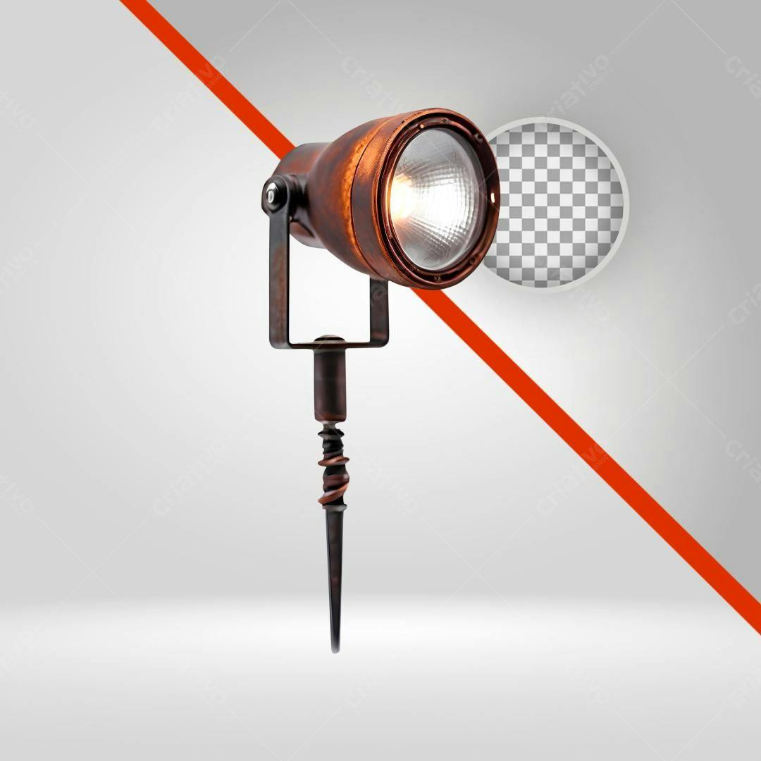 Icone Holofote Industrial PNG com fundo transparente