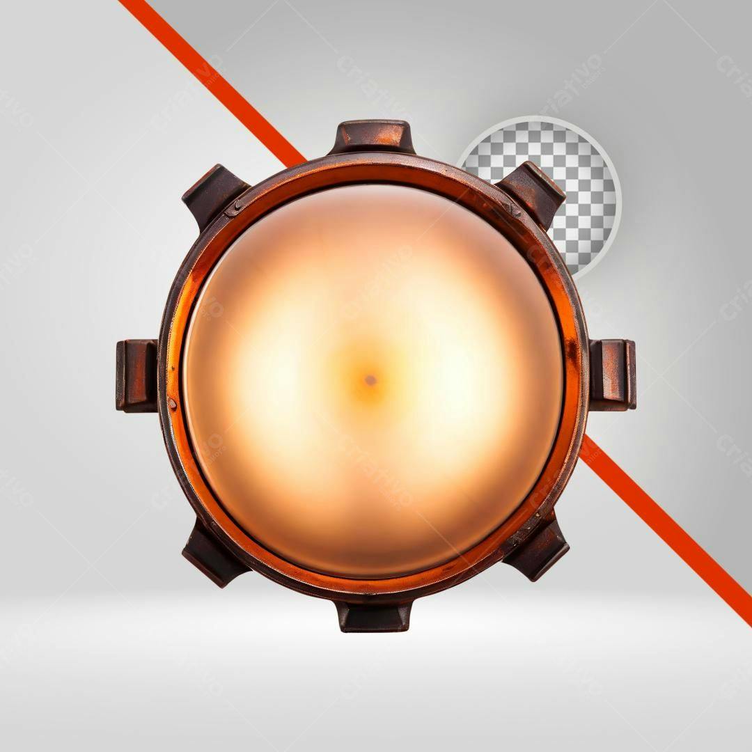 Icone Industrial Lâmpada PNG com fundo transparente