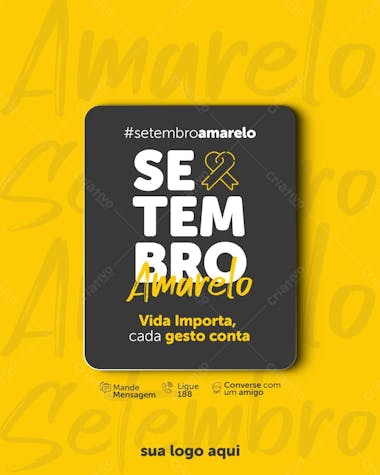 Setembro amarelo vida importa