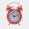 Red clock png