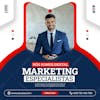 Digital marketing agency, social media post, editable psd