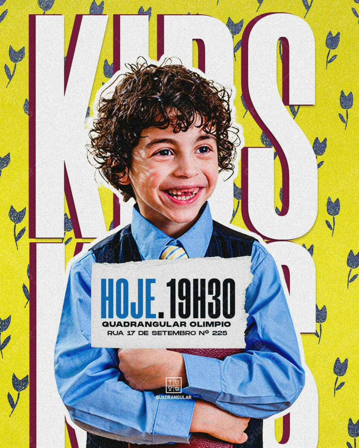 Flyer Infantil para Evento Kids PSD Editável