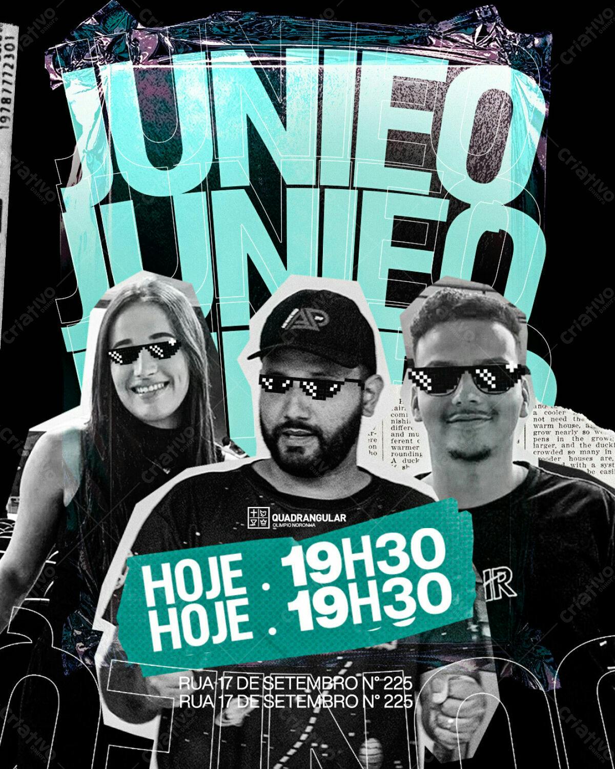 Flyer para Festa Junina PSD Editável