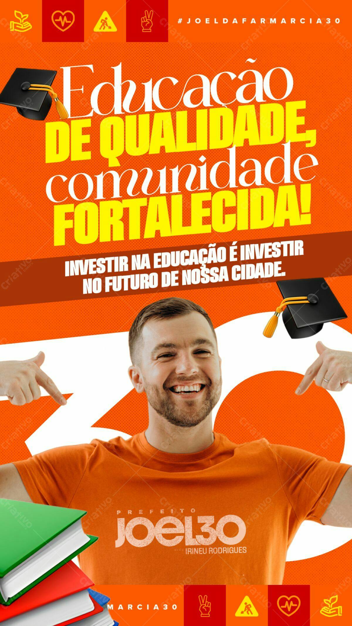 Flyer Campanha Política PSD Editável
