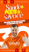 Flyer político saúde prefeito vereador stories psd editável