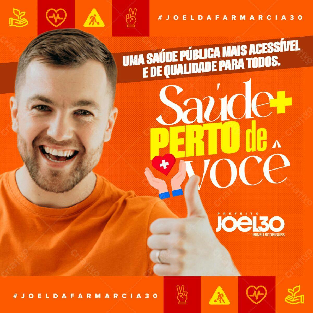 Flyer Campanha Política PSD Editável