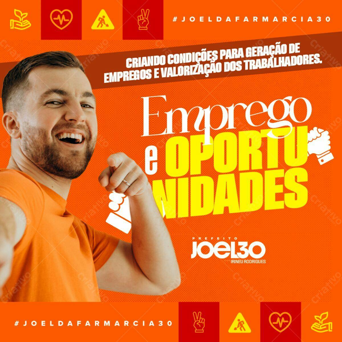 Flyer de Campanha Política PSD Editável