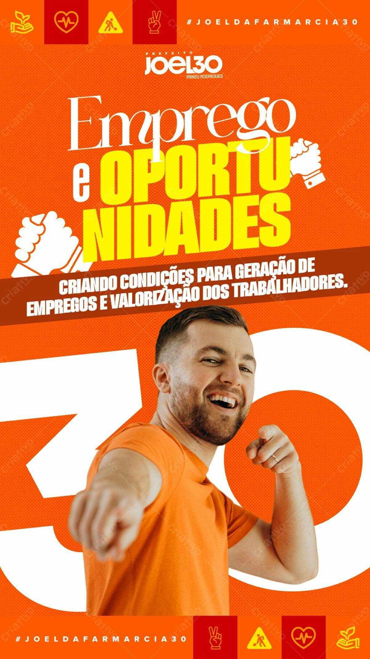 Flyer Campanha Política PSD Editável