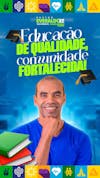 Flyer político educação prefeito vereador stories psd editável