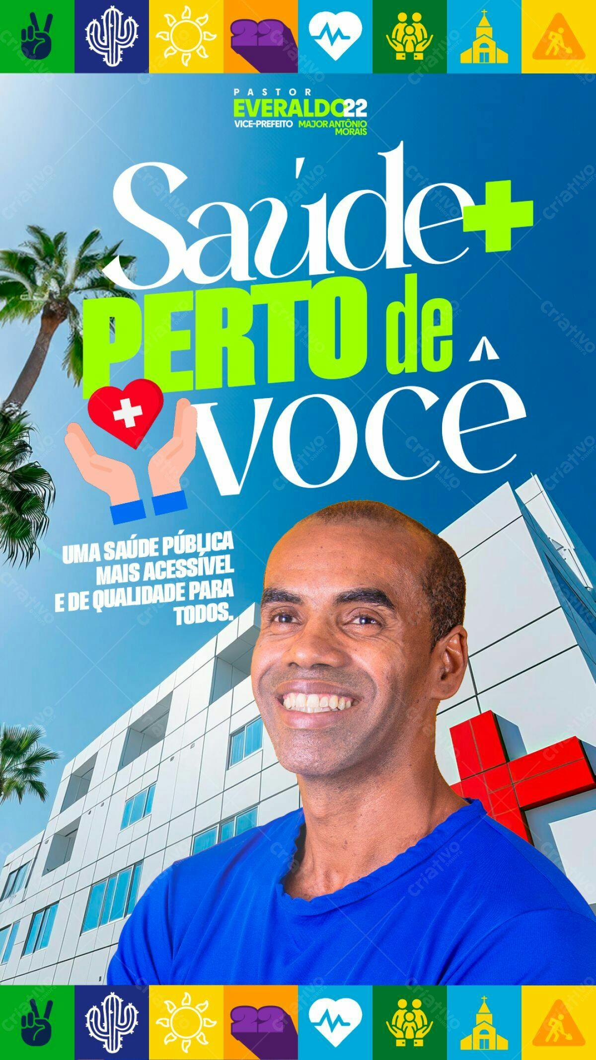 Flyer Campanha Saúde PSD Editável