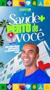 Flyer político saúde prefeito vereador stories psd editável