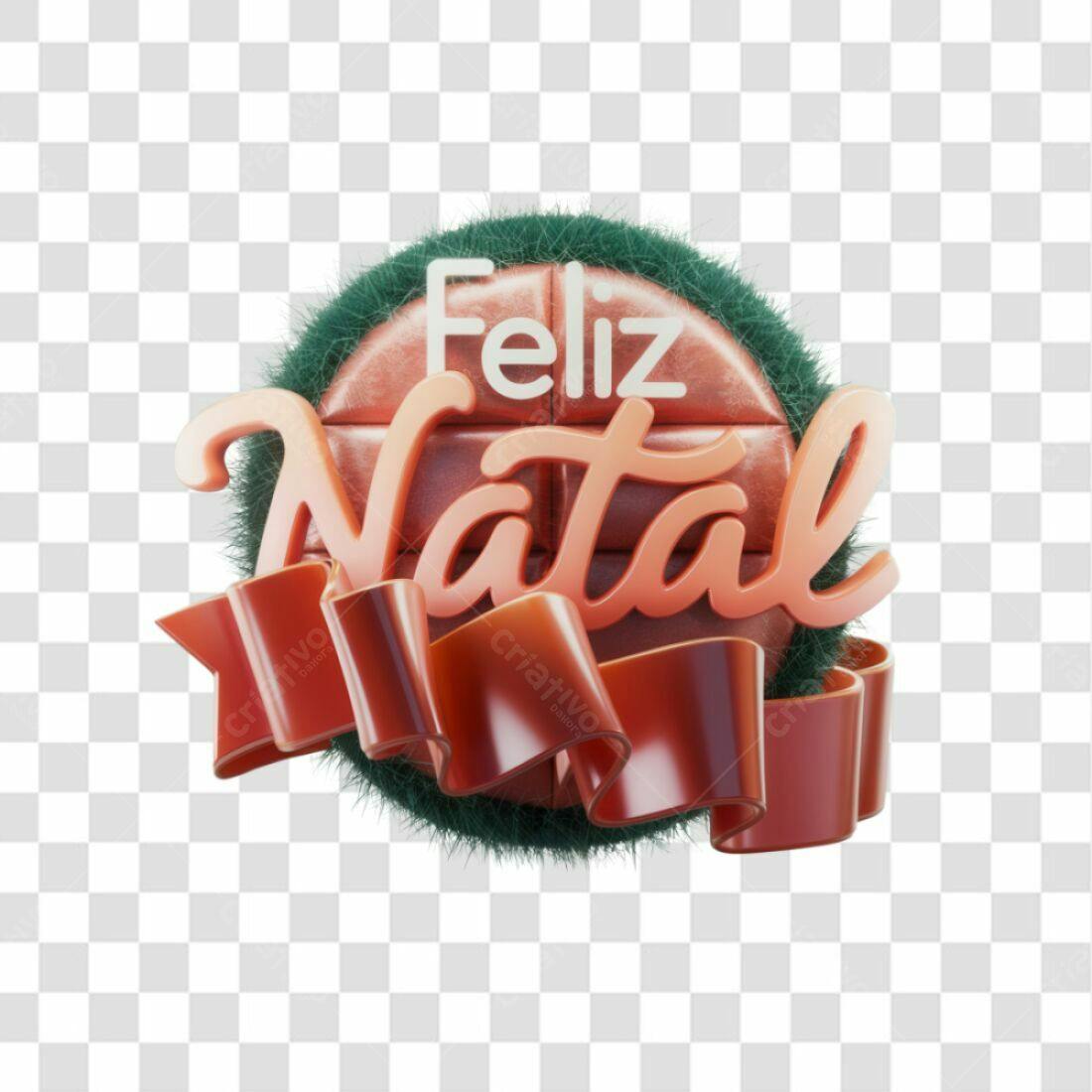 Icone Feliz Natal PNG com fundo transparente