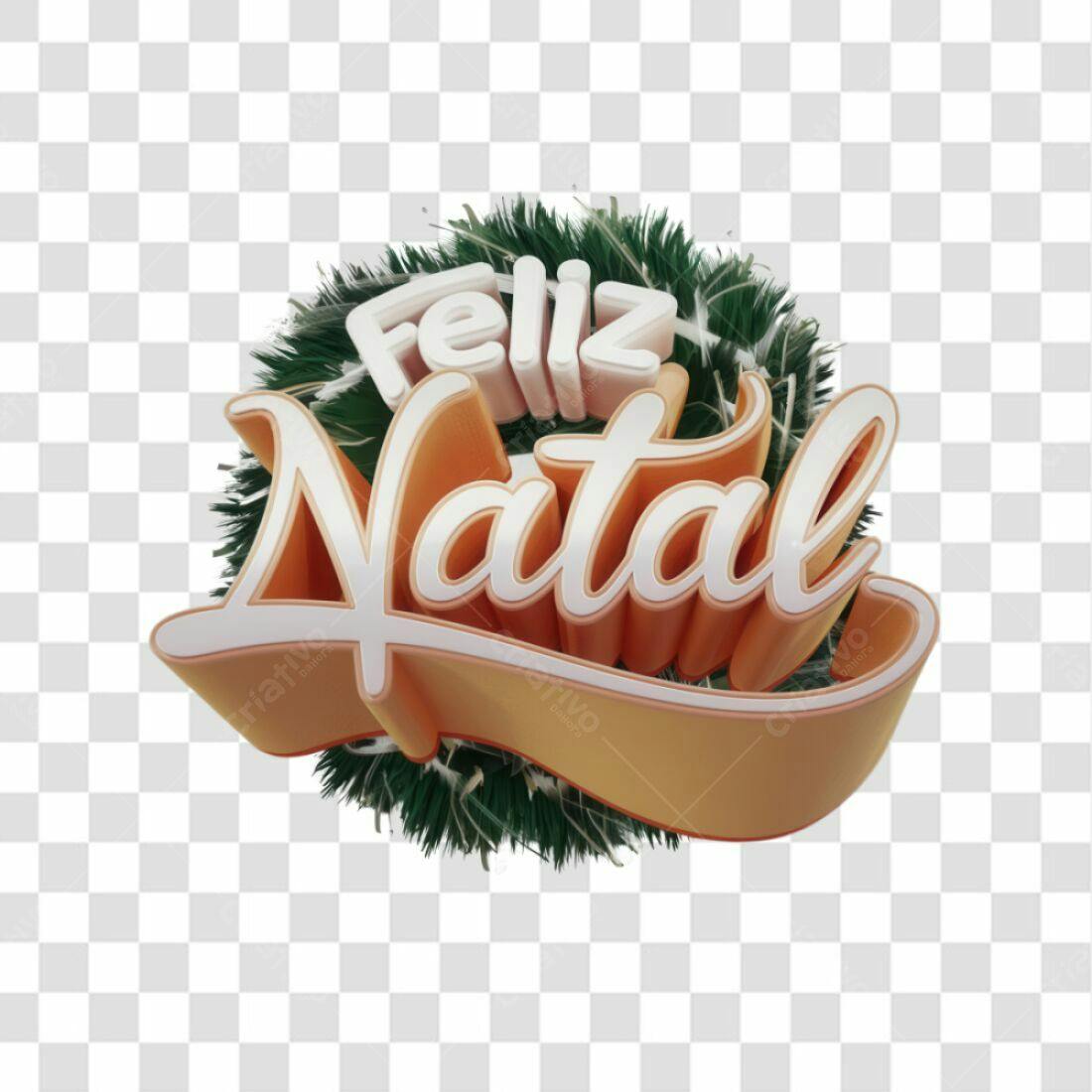 Icone Feliz Natal PNG com fundo transparente