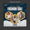 Fashion sale social media instagram post banner template