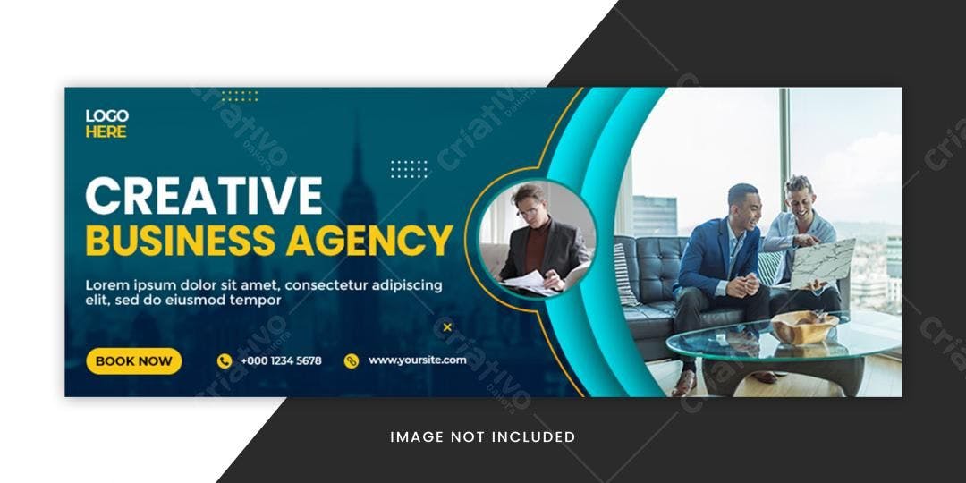 Banner para Agência de Negócios Criativos PSD Editável