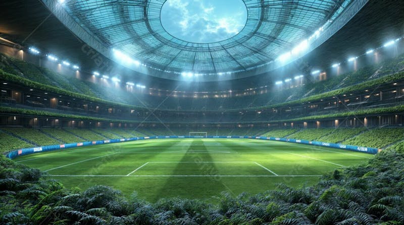 Imagem de estadio de futebol para composição