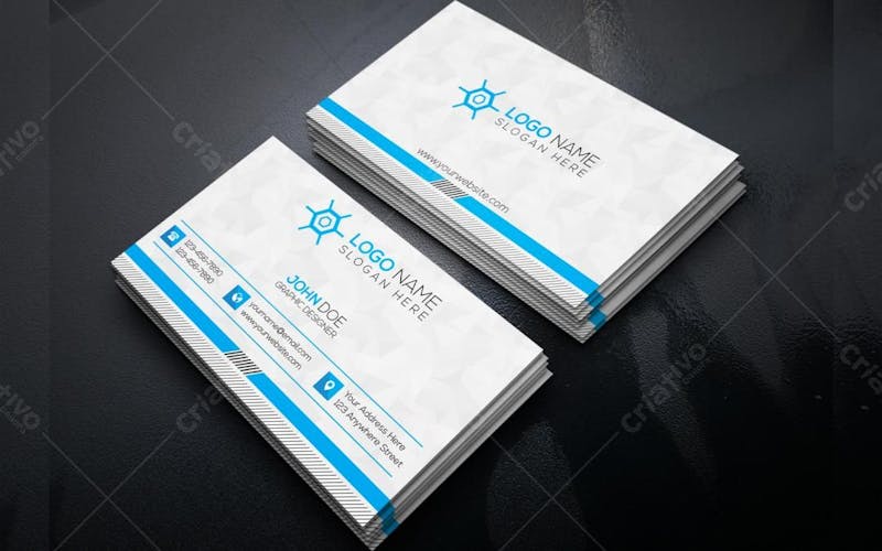 Minimal and modern business card design